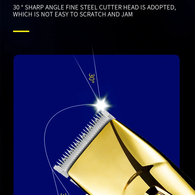 Kemei KM-5096 7000RPM Electric Hair Clippers Extremely Fine Cutting Machine Barbers Precision Cordless Fade hair trimmer - купить по