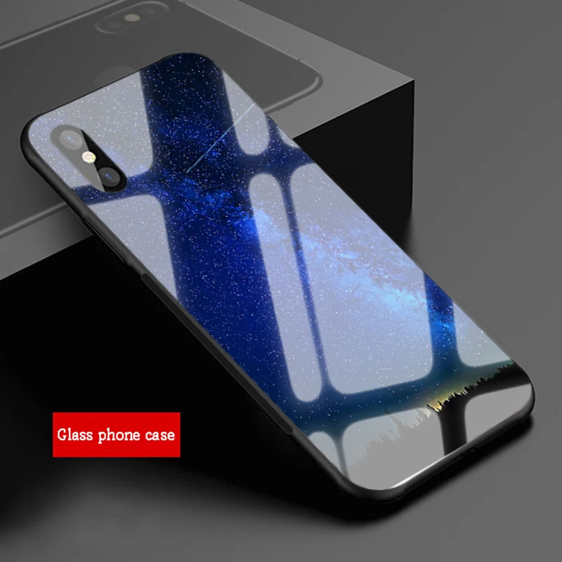 Чехол из закаленного стекла для iphone 13 12 11 Pro Max 5 6 7 8 PLUS X XS XR XSMax | Мобильные телефоны