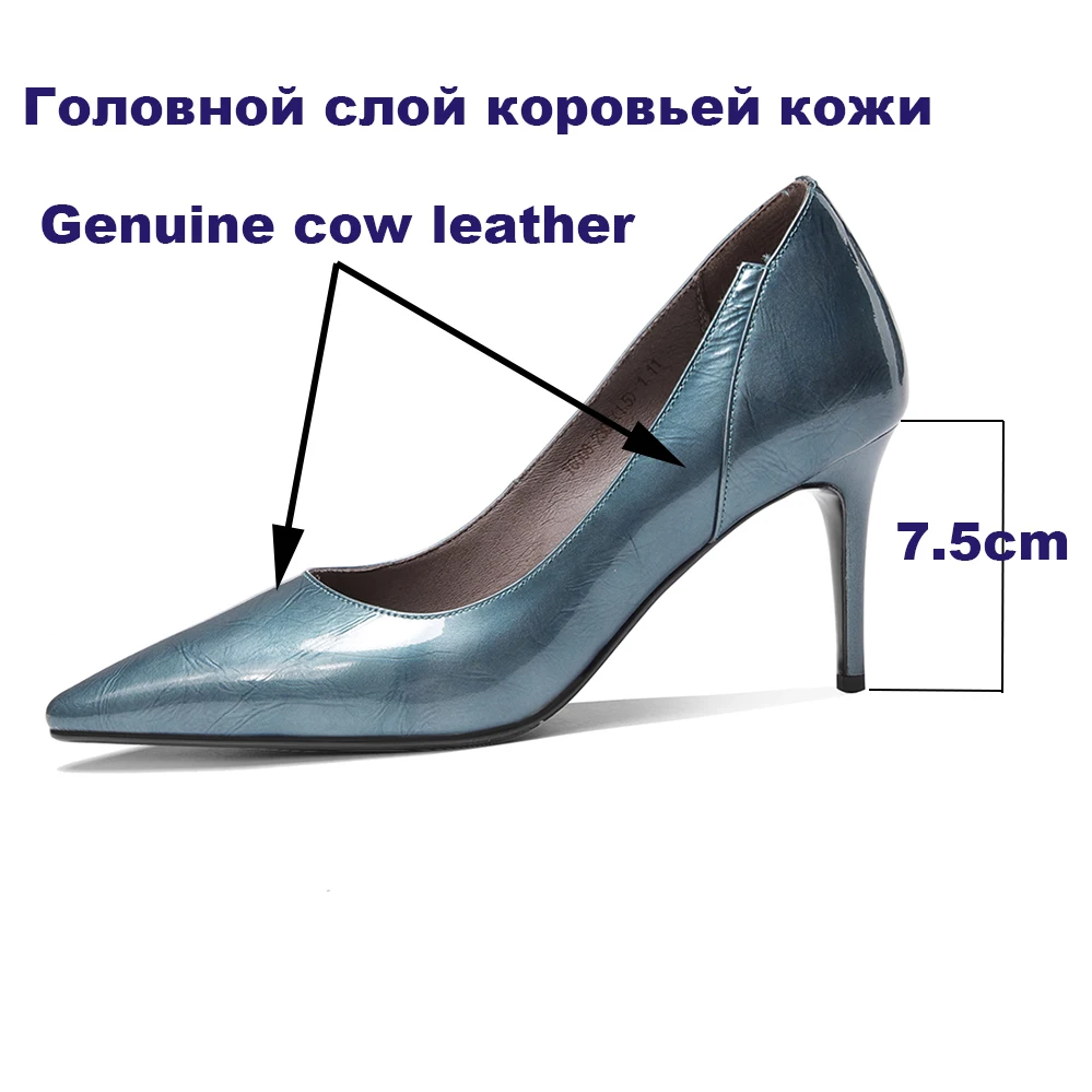 Женские туфли-лодочки на тонком высоком каблуке Пикантные вечерние туфли из