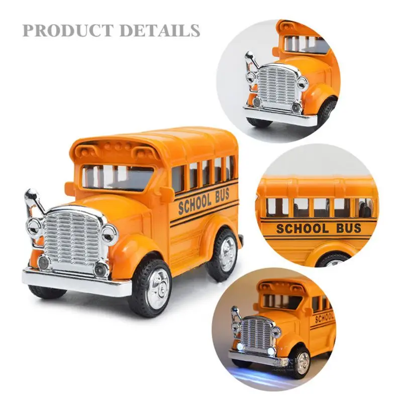 

1:38 Hot School Bus Alloy Pull Back Diecast Model Toy Car Vehicle Baby Toys