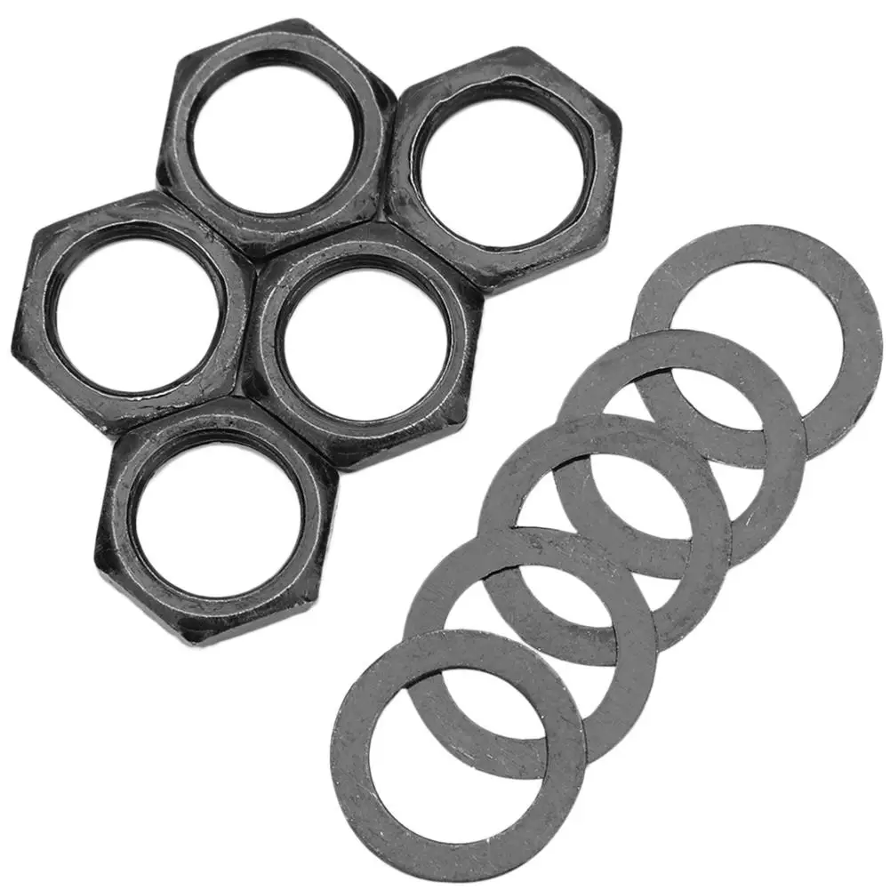 Прочный Прокладки гайки умелые производство 9 36 мм гитары гнездо Гайка прокладка