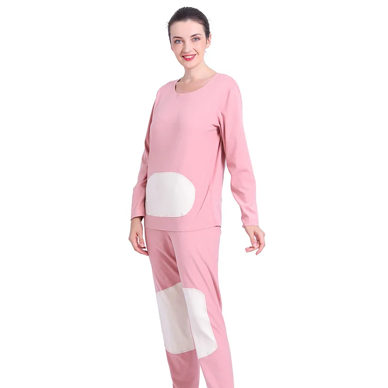 Никаких следов осень-зима Derong размера плюс 7XL Long Johns тонкого бархата Шелковый патч