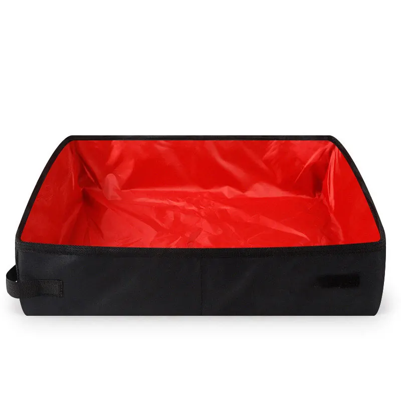 Кошачий горшок складной портативный кошачий наполнитель квадратный