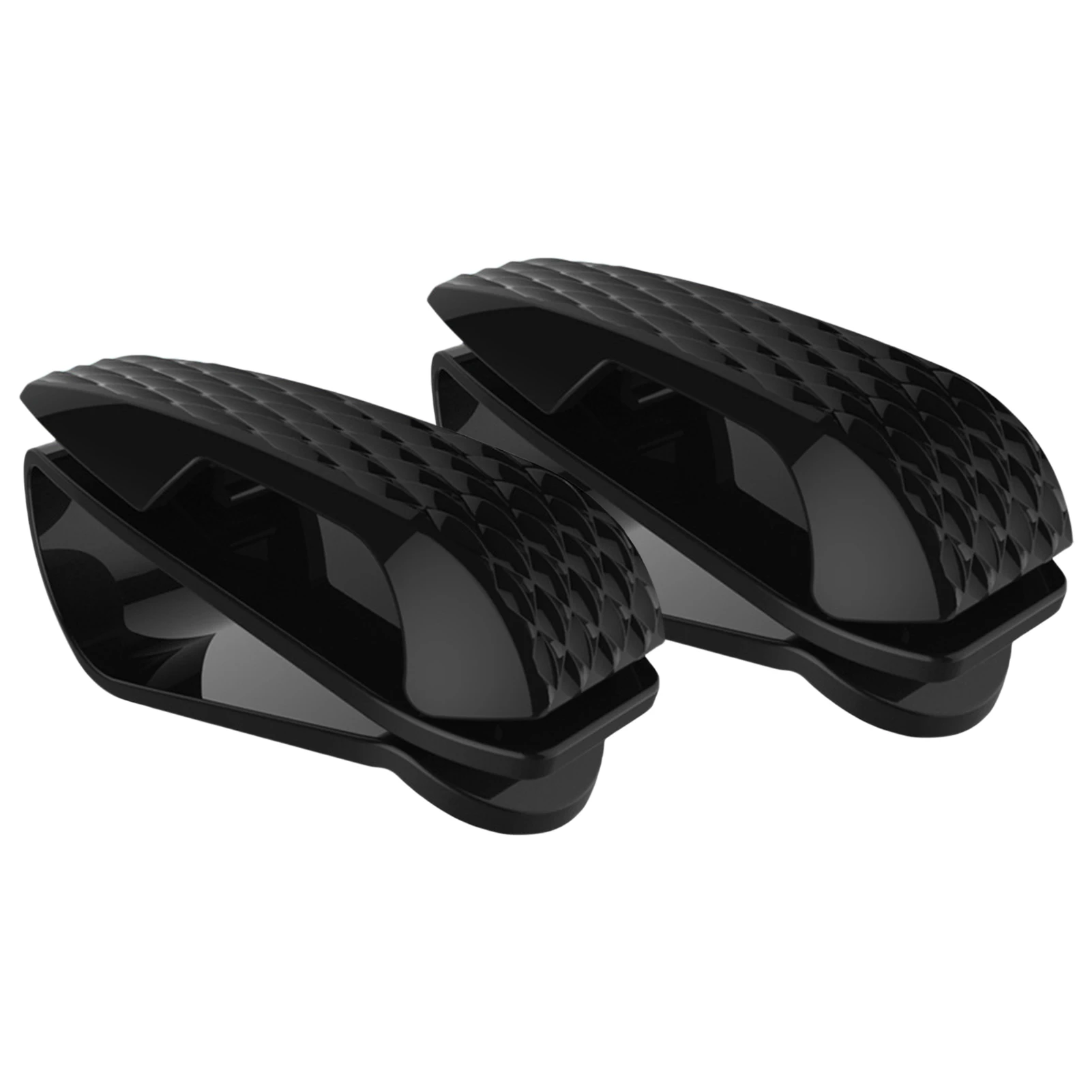 

2 Pcs Car Sun Visor Glasses Clip Holders Sunglasses Clip Holder Plastic Ticket Receipt Card Clip Clip Bracket Eyeglasses Hanger