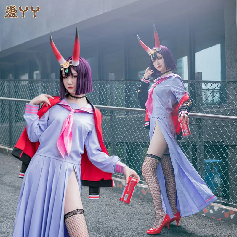 Игра Fate/Grand Order Ibaraki Doji косплей костюм Рождество для взрослых мальчиков и девочек