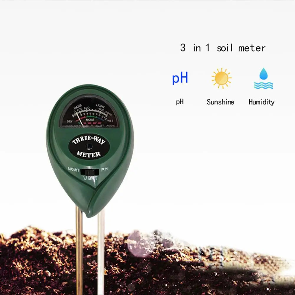 3 в 1 гидропонный анализатор растений цветов почвы PH светильник Измеритель