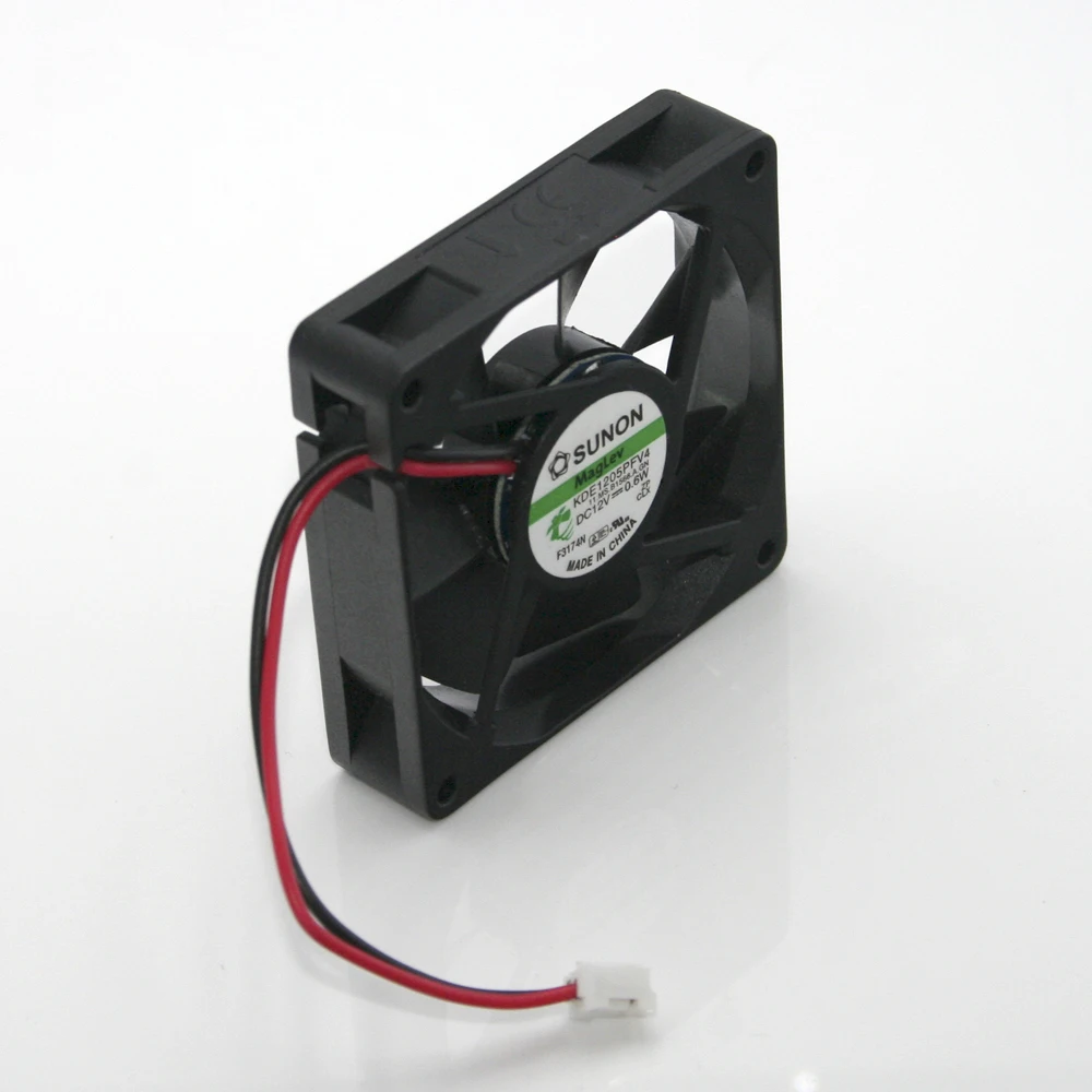 SUNON KDE1205PFV4 AC/DC 12V 0,6 W 5 см, 2 шт/комплект-провода бесшумный вентилятор охлаждения