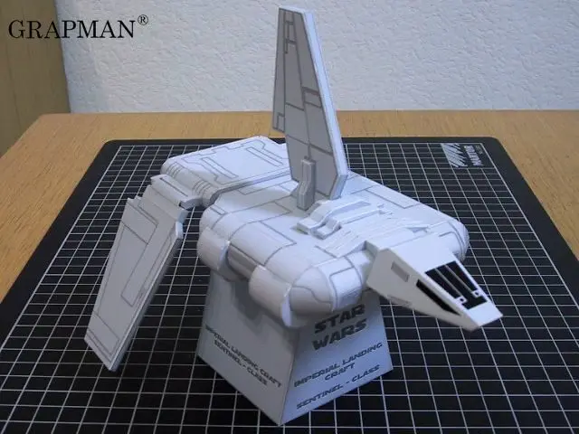 

Императорская посадка 3D бумажная модель «сделай сам» головоломка ручная игрушка для бумажных ремесел