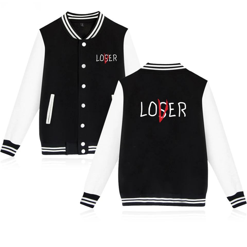 

Hot Sale Movie Losers Club sweatshirt baseball Jacket men/women Autumn winter uniform coats streetwear LOSER LOVER Jackets tops