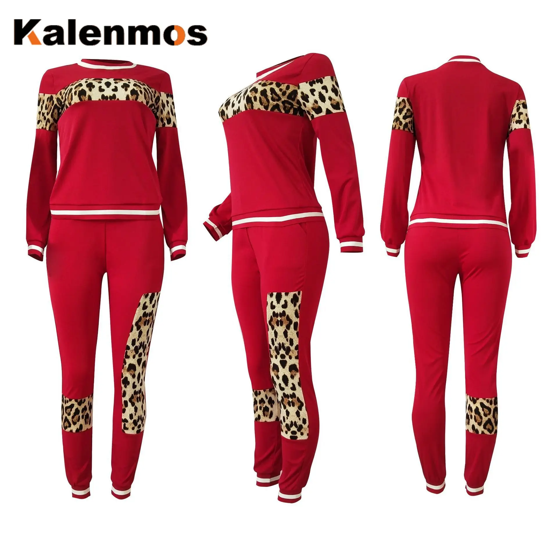 Комплект из 2 предметов длинные брюки осенний свитер спортивная одежда костюм