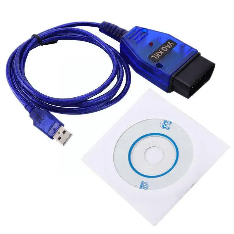 VAG-COM 409.1 Vag Com 409Com Kkl OBD2 USB Diagnostic Cable Scanner Interface For VW Audi Seat C7J1 | Автомобили и мотоциклы