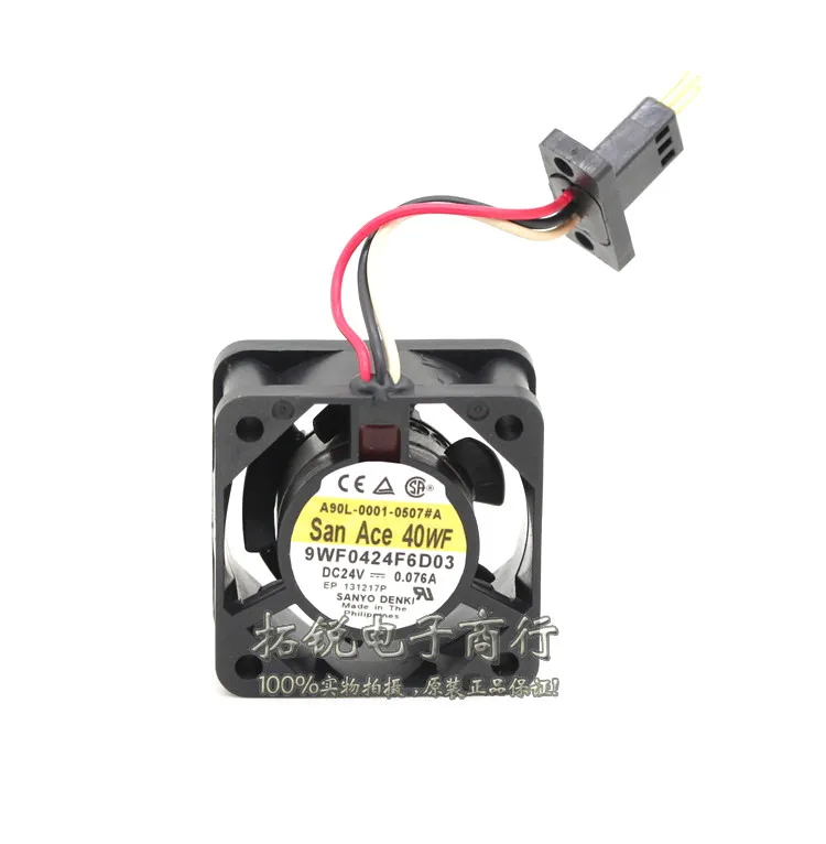 Sanyo 9wf0424f6d03 24V 0.076a 4020 оригинальный водонепроницаемый Вентилятор Fanuc|Кулеры и