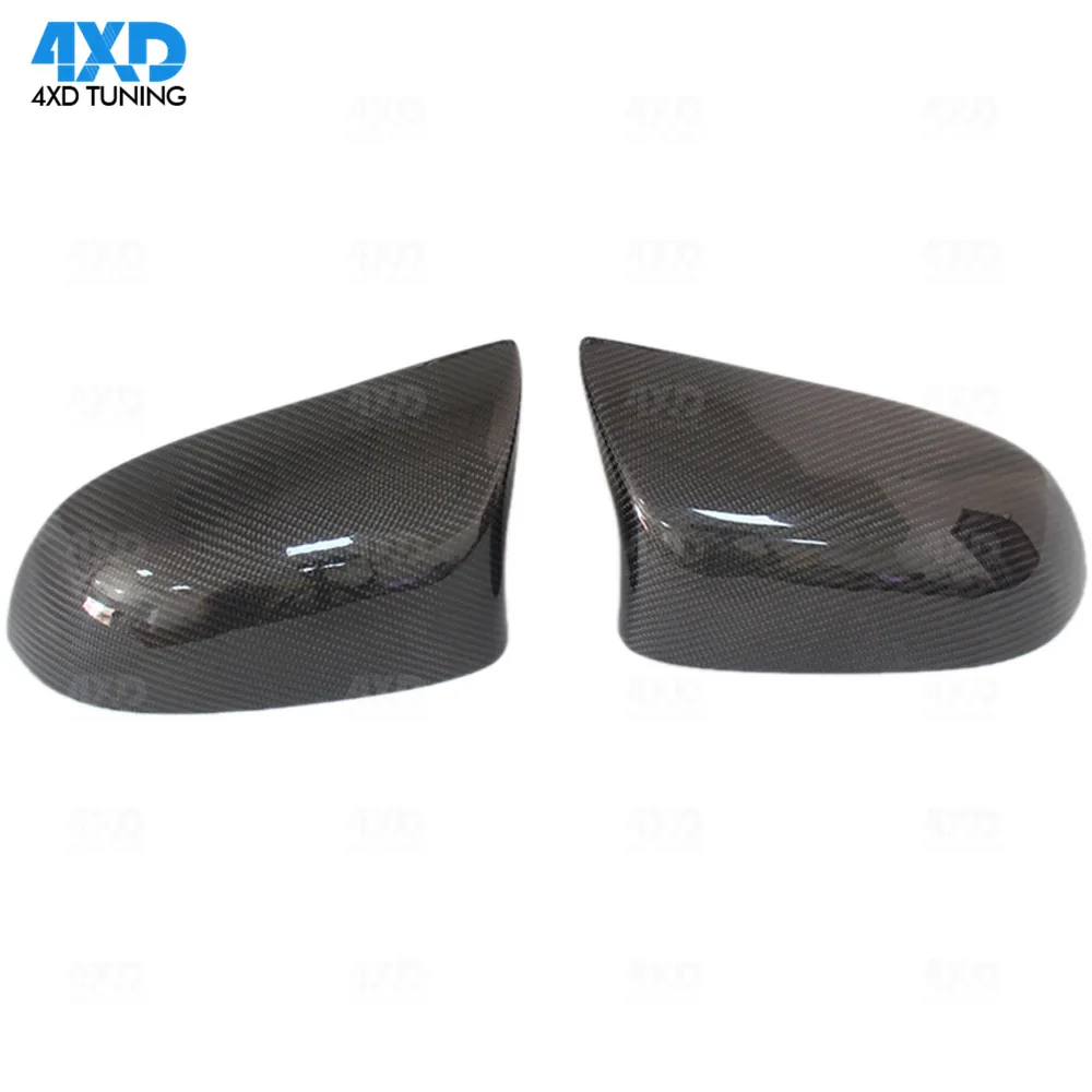 Глянцевый черный чехол X5M X6M для зеркала заднего вида из углеродного волокна BMW F85