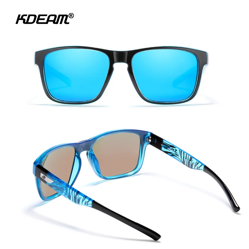 Солнцезащитные очки KDEAM KD109 мужские квадратные Поляризационные солнечные с
