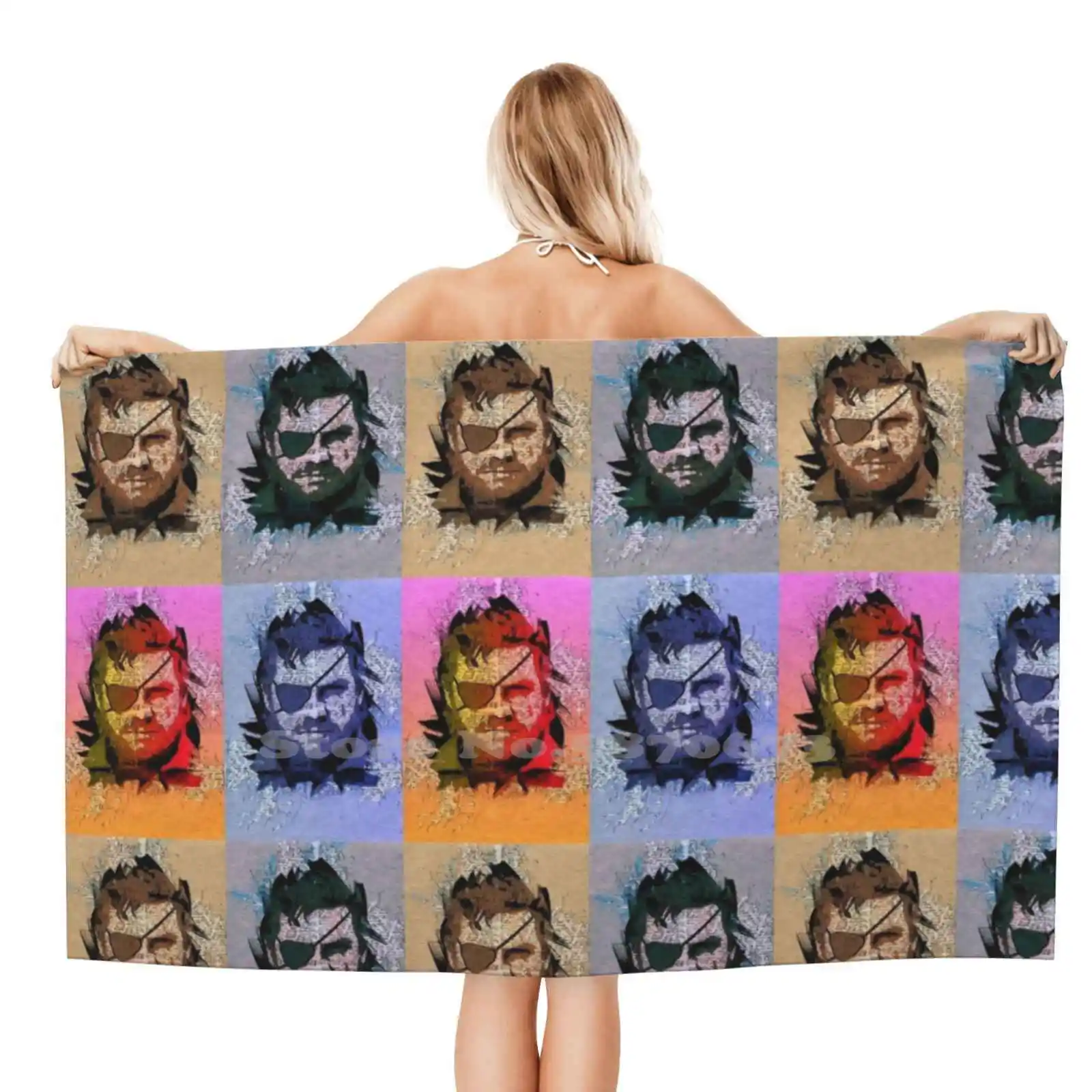 Фантом Веном змея большой Mgs пользовательские мягкие полотенца для ванной дома