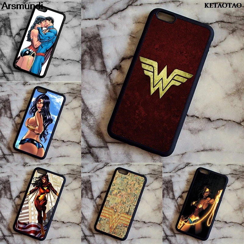 KETAOTAO Супер DC комиксы герои чудо женщина логотип чехлы для телефонов iPhone 5S 6S 8 Plus X XR