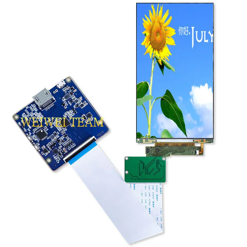 5.5 inch Display for Phrozen Shuffle 4K High Resolution LCD 3D printer Screen 3840*2160 405nm With Mipi Control Board