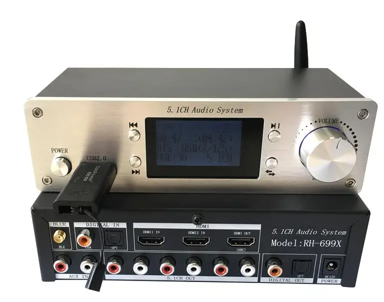 4K 5 1 аудио декодер Bluetooth 0 ЦАП Lossless плеер для DTS U диск RH-699X PRO Version (профессиональная