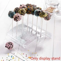 20 holes cupcake display stand lollipop support display stands u shaped holder cake pops buffet display tool kitchen accessories