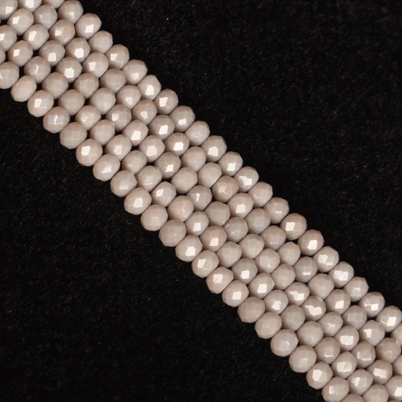 190pcs 2mm Matte Pink Rondell Austria Faceted Glass Beads Bulk Crystal Beaded Needlework For Bracelet Jewellery Making | Украшения и
