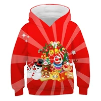 2021 childrens christmas sweater christmas hoodie 3d fun very suitable for parties christmas costumes for boys and girls
