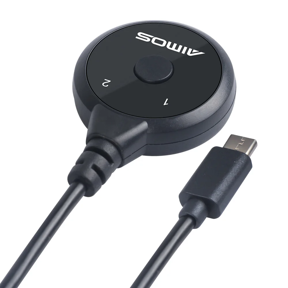 

AIMOS Two In One Out Four In Two Out Dedicated Switch Extender KVM HDMI-Compatible Switch Sharing Device KVM Switch Sharer