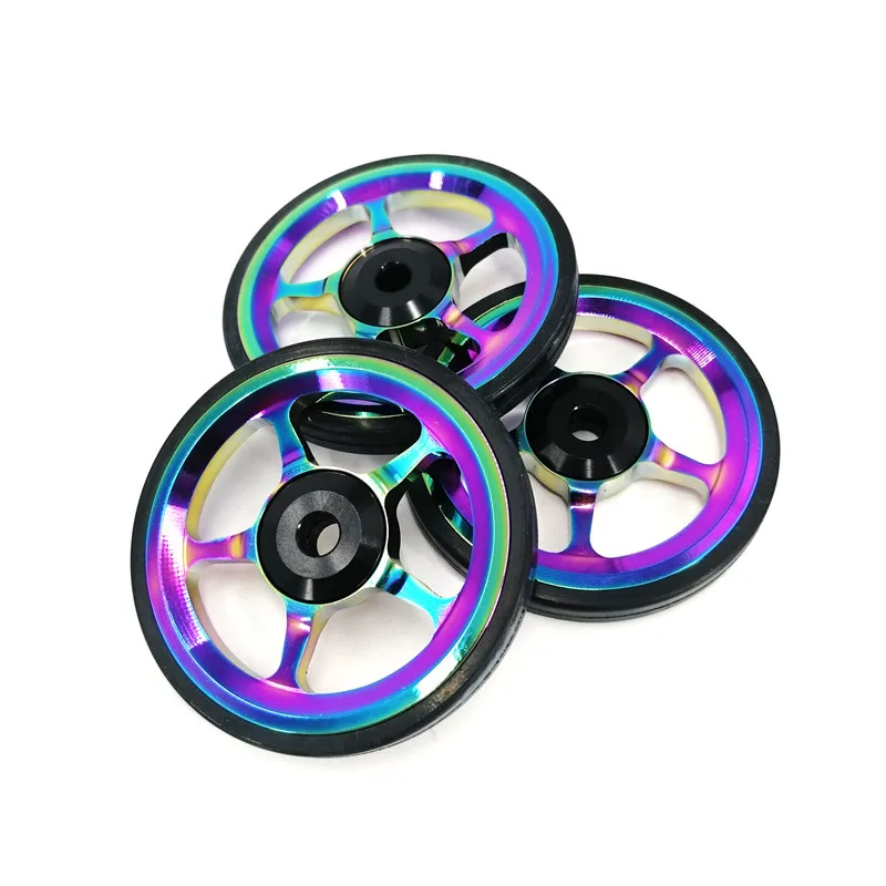 Litepro для складного велосипеда Brompton с титановым покрытием красочные Easywheel