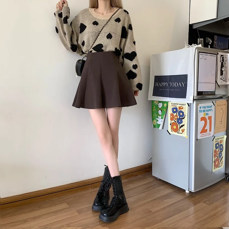 Юбка Женская шерстяная трапециевидная однотонная Зимняя | одежда