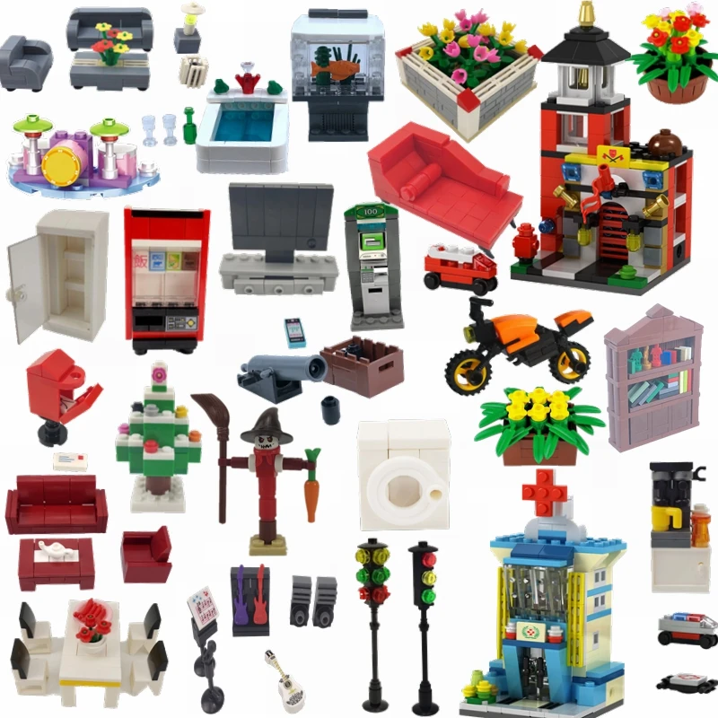 Городской замок уличный вид аксессуары ТВ набор туалет двуспальная кровать