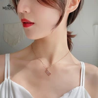 chinese culture womans jewelry necklace happiness exquisite meaning novel style ladies fashion pendant beautiful girl rose gold