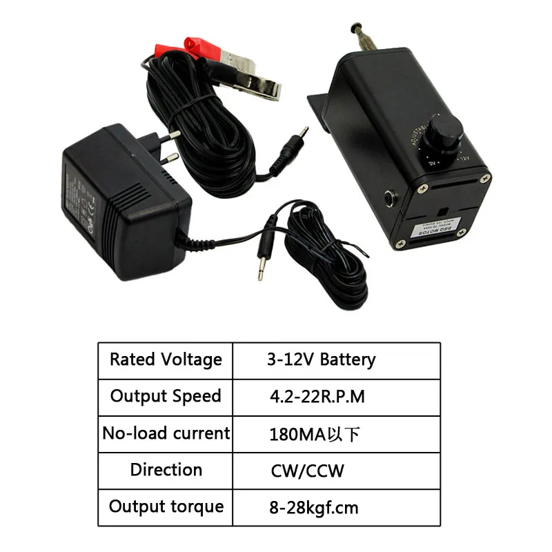 Вращающийся электродвигатель для барбекю на 3-12 В с питанием от аккумулятора 4 2 до