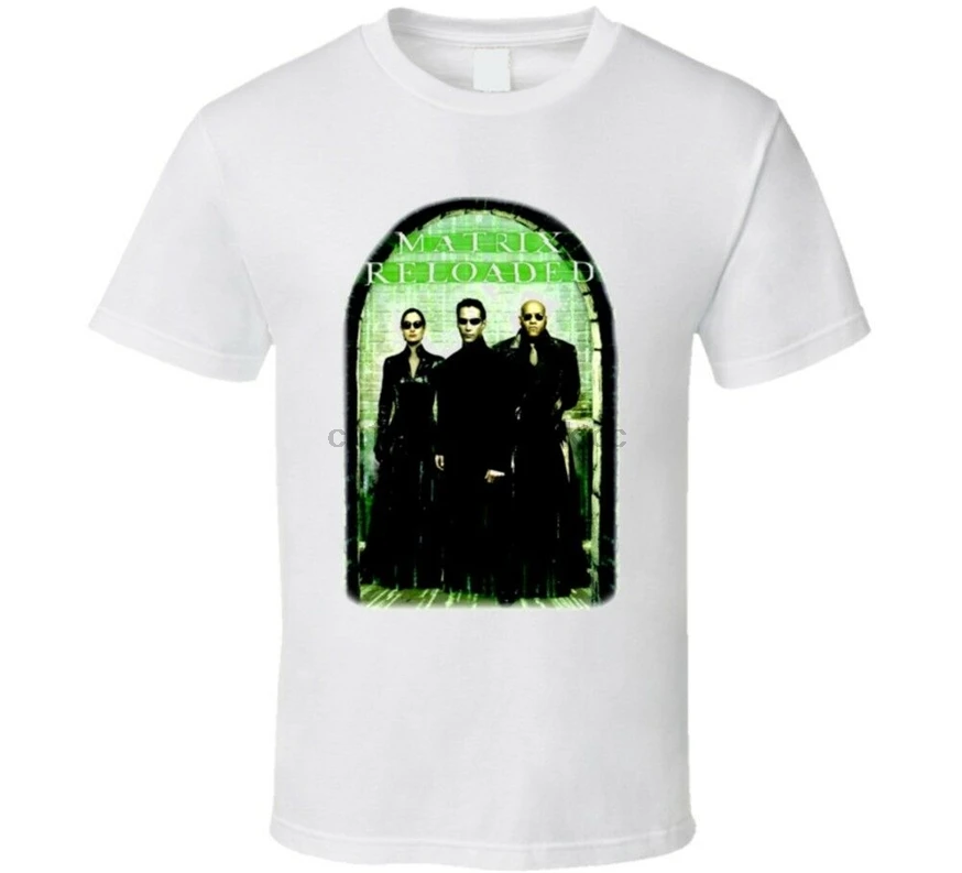 Перезаряженная футболка из фильма &quotМатрица&quot майка Кеану Ривз Спортивная |