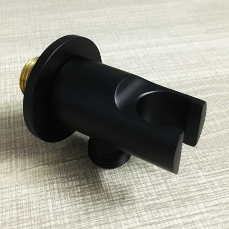 

Handheld Shower Fixed Bracket, Wall-Mounted Shower Frame, Brass Black Bath Head Fixed Bracket, ForFamily Bathroom(1 PCS)