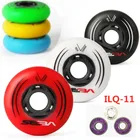 Колесо + втулка + подшипник 8 шт., уличные Invaders SEBA FSK Слалом, роликовый коньк в одну линию, 85 а, 90 А, брикет 7 бусин, гладкий подшипник 608