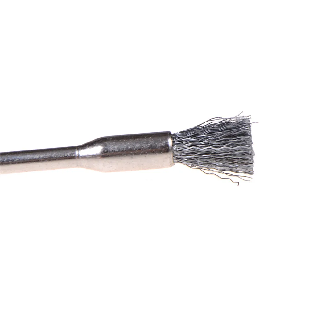 

1/5Pcs 5mm Steel Wire Wheel Brush for Metal Rust Remover Brush Wood Carving Jade Polishing Grinder Dremel Rotary Tool Brush