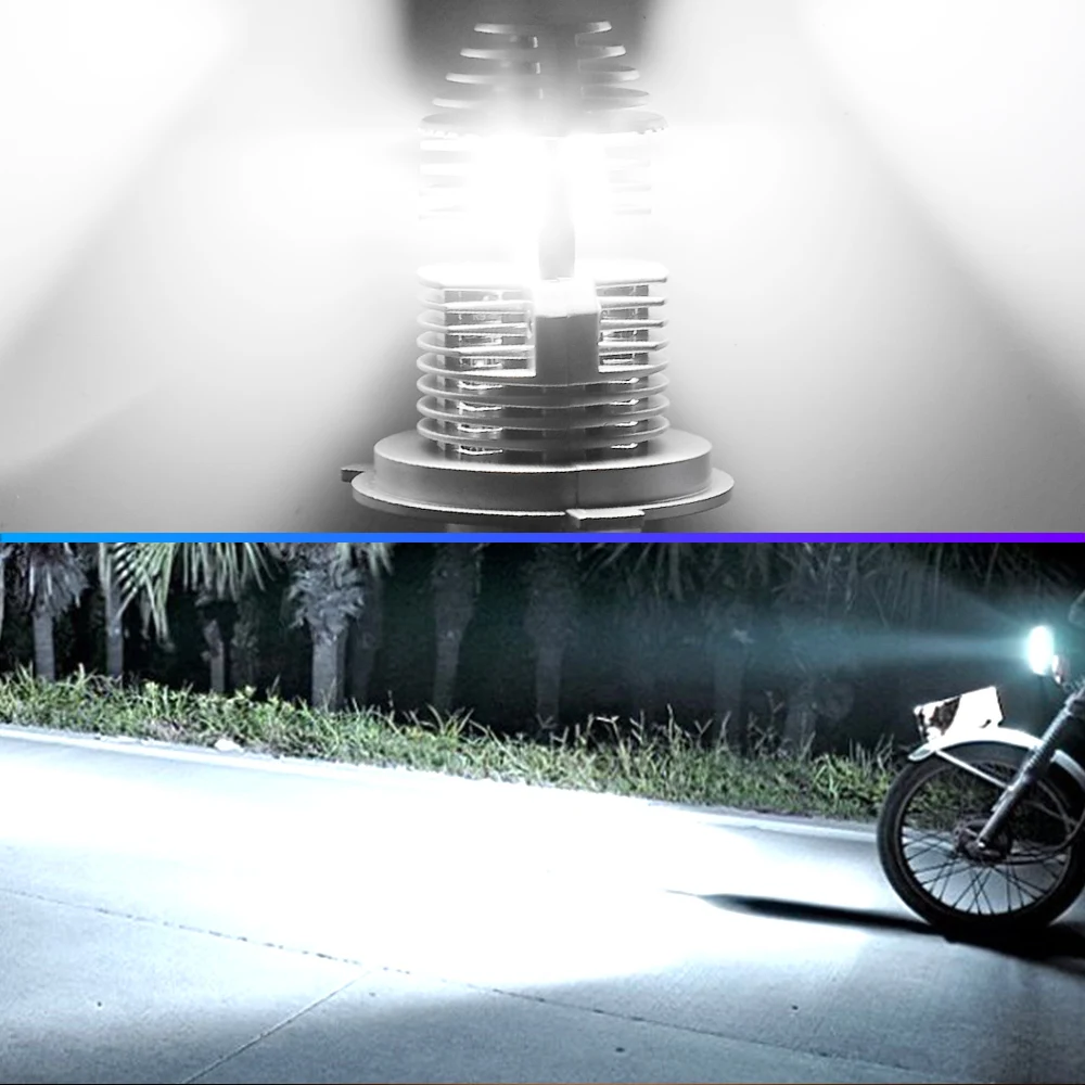 

NOVSIGHT H4 Led Motorcycle Headlight Bulbs H7 LED H11 H8 H9 1:1 Design Motorcycle Headlamp 12V 6000K 25W 6000LM Motorcycle Parts
