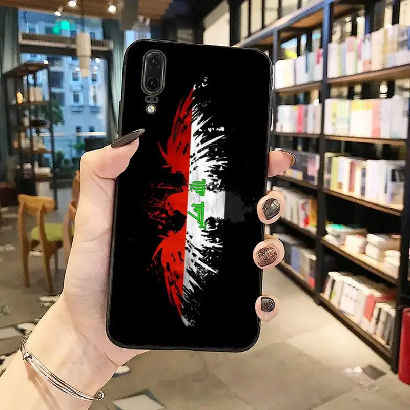 

Iraq Flag art design pattern luxury design Phone Case cover For Huawei honor Mate P 10 20 30 40 Pro 10i 9 10 20 8 x Lite