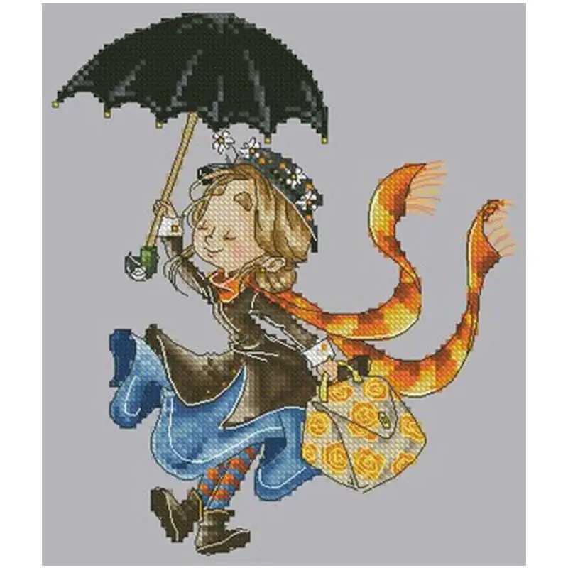 Набор для вышивки красивых сказочных персонажей крестиками электронный набор