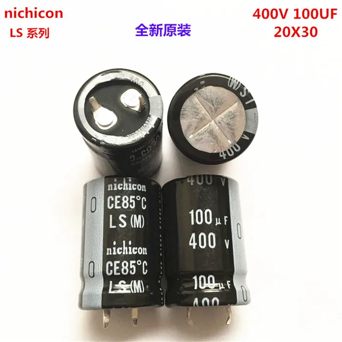 2 шт./10 шт. 100 мкФ 400v Nichicon v образной КРЕПЕЖНОЙ ПЛАСТИНОЙ LS 20x30 мм 400V100uF