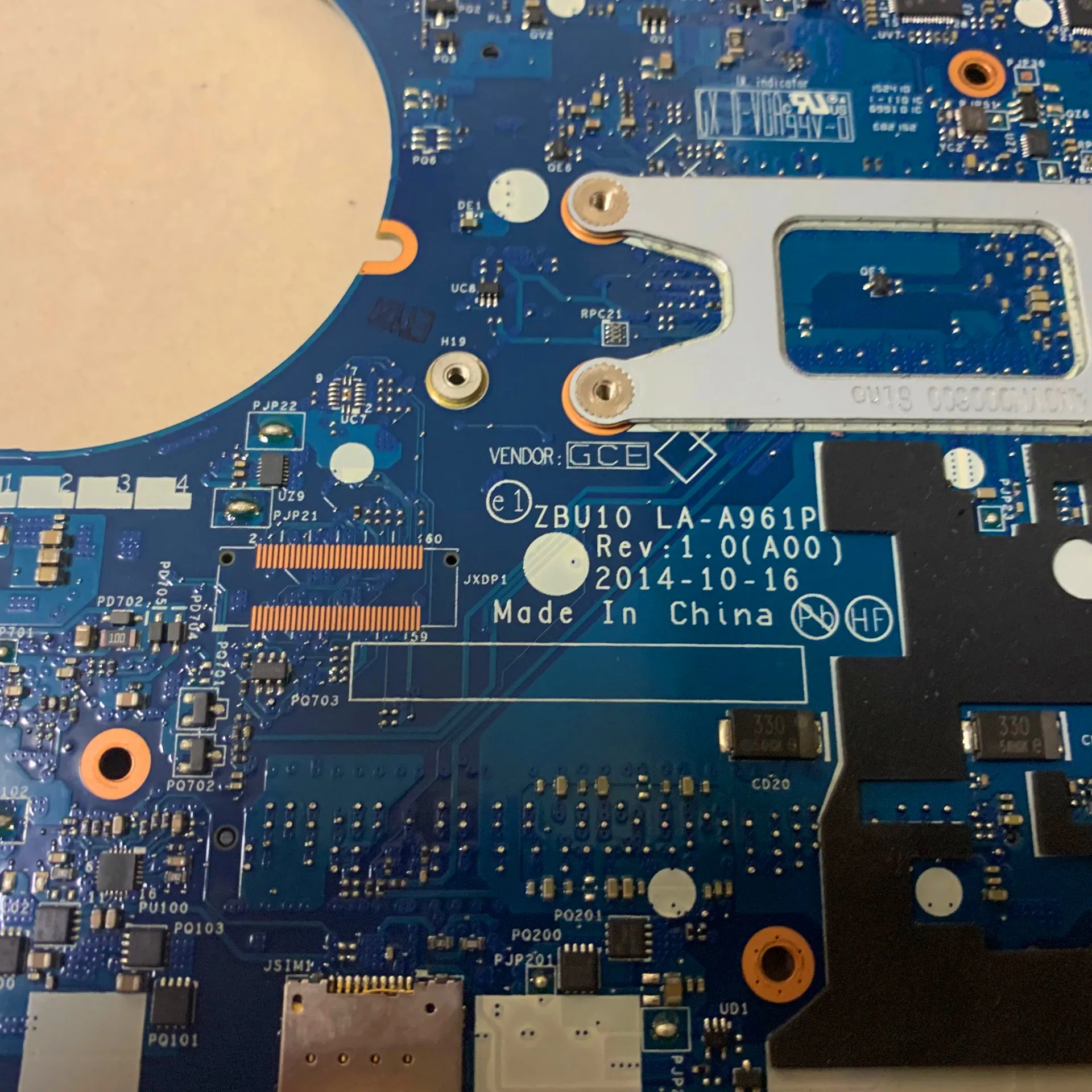 

CN-0Y15C1 0Y15C1 FOR Dell Latitude 7450 E7450 Laptop Motherboard ZBU10 LA-A961P I7-5600U mainboard 100% Tested original work