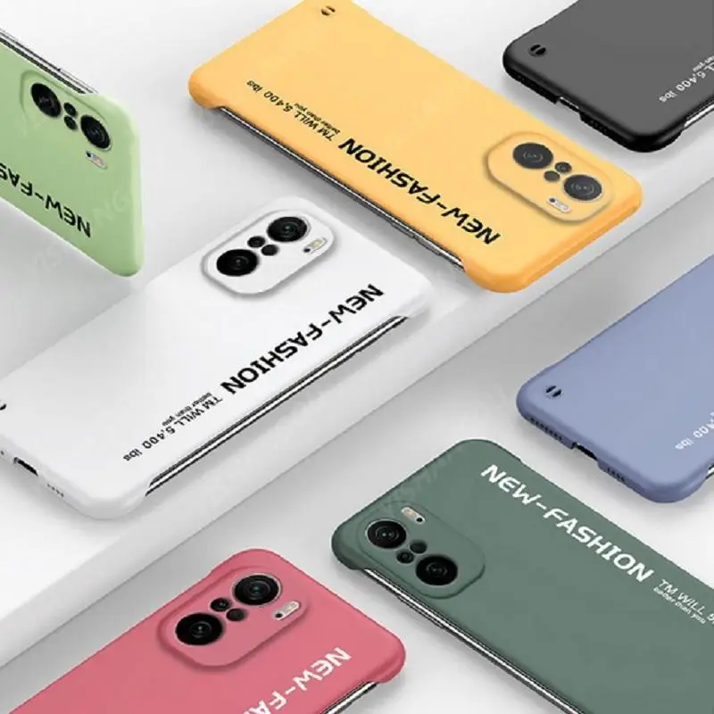 new fashion frameless phone case for xiaomi poco f3 redmi note 10 8 pro 9 10s mi 11 a3 lite 5g ne ultra thin hard pc matte cover free global shipping