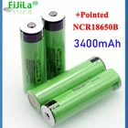 2021 новый оригинальный литиевый перезаряжаемый аккумулятор 18650 3,7 в 3400 мАч NCR18650B с заостренным носком (без печатной платы) для фонарика