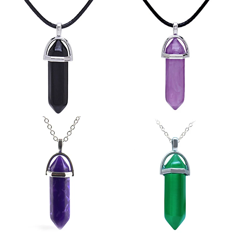 

Momiji Turquoise Labradorite Natural Stone Pendant Natural Cystal Charms All-match Fashion Pendant Gifts