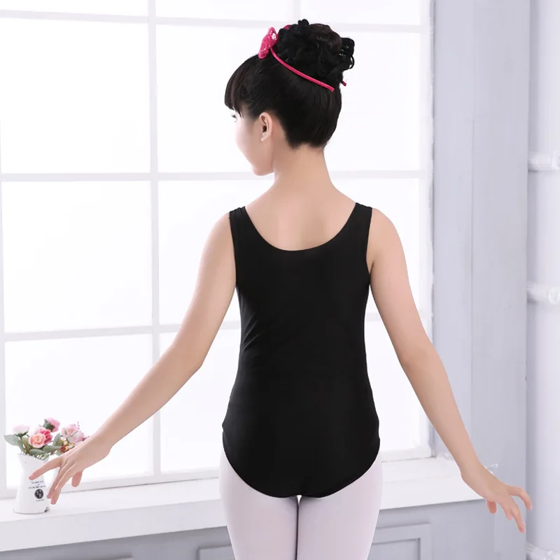 Балетные коньки для девочек гимнастические трико детское боди без рукавов из