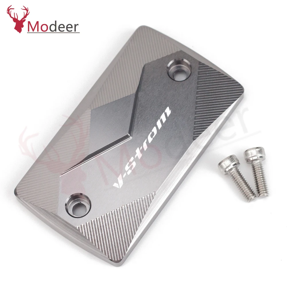 

For Suzuki V strom DL 250 DL250 /V-strom 250 2017- 2020 Motorcycle CNC Aluminum Front Brake Reservoir Fluid Tank Oil Cup Cover