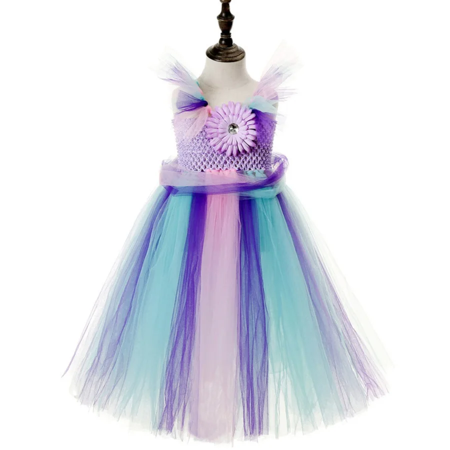 Костюм Феи бабочки для девочек комплект одежды с крыльями и палочкой дня