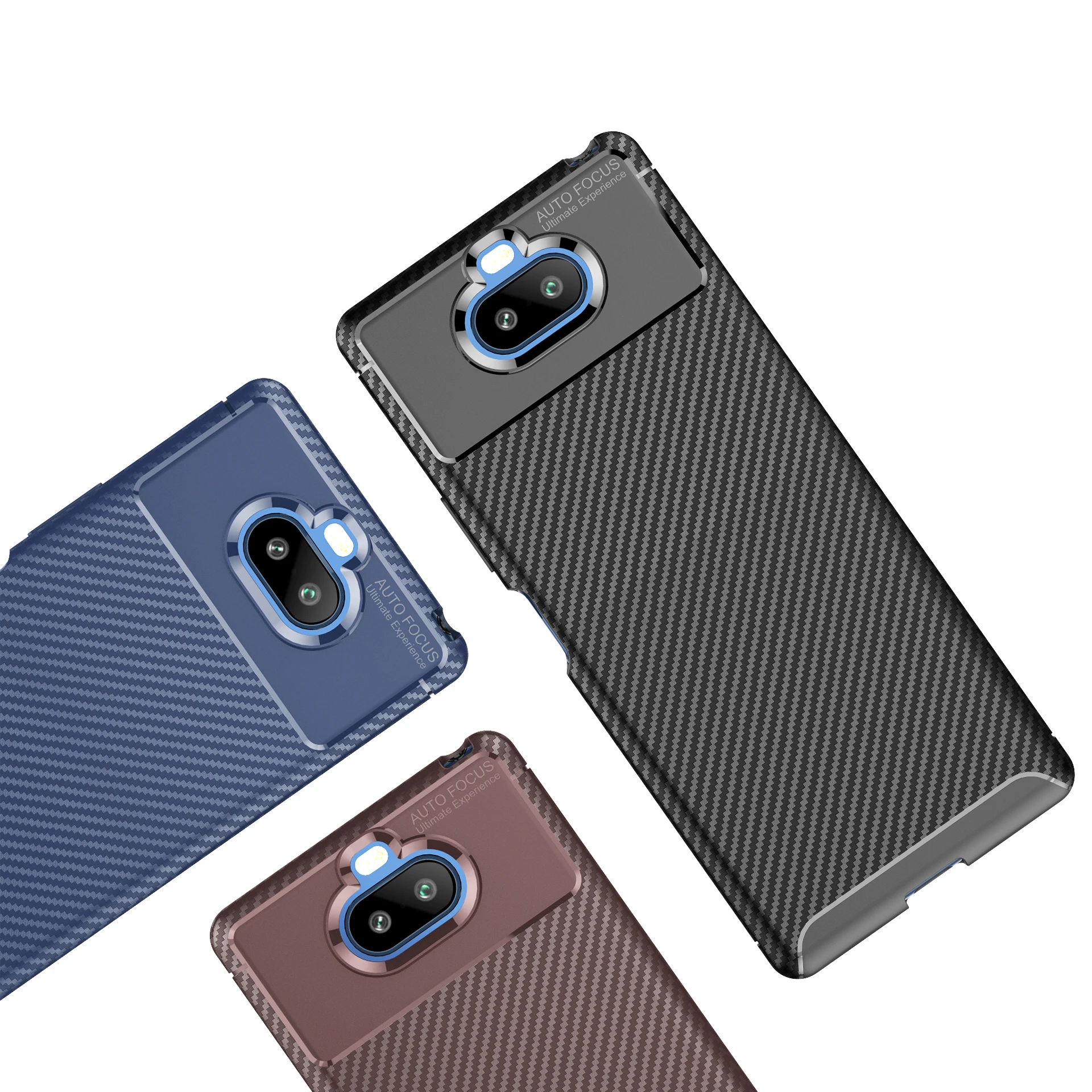 Чехол для sony Xperia8 силиконовый прочный армированный мягкий задняя крышка чехол
