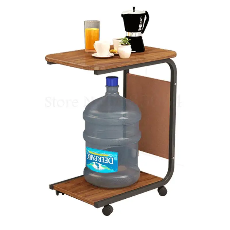 Прикроватный столик съемный Маленький журнальный простой диван боковой