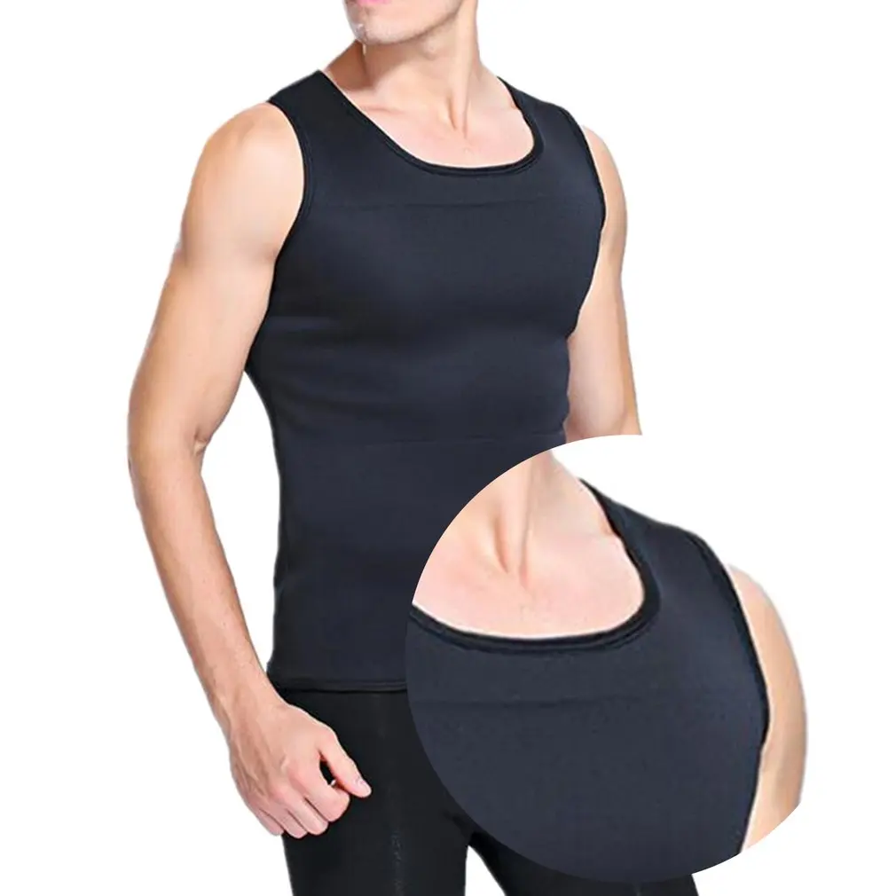 Ультра неопреновый тренажер для талии пояс похудения мужской жилет