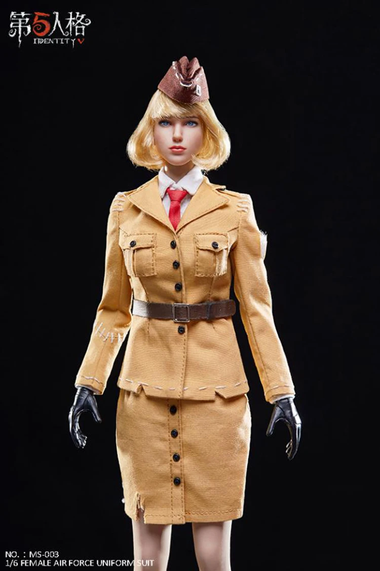 Женский аксессуар для фигуры в наличии 1/6 женская модель головной униформы стиле